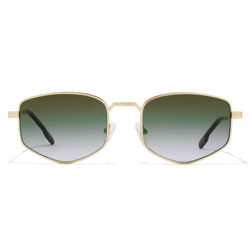 Blackout Men's HAROLD Sunglasses - Lens Size: 54 mm - Gold - Image 1